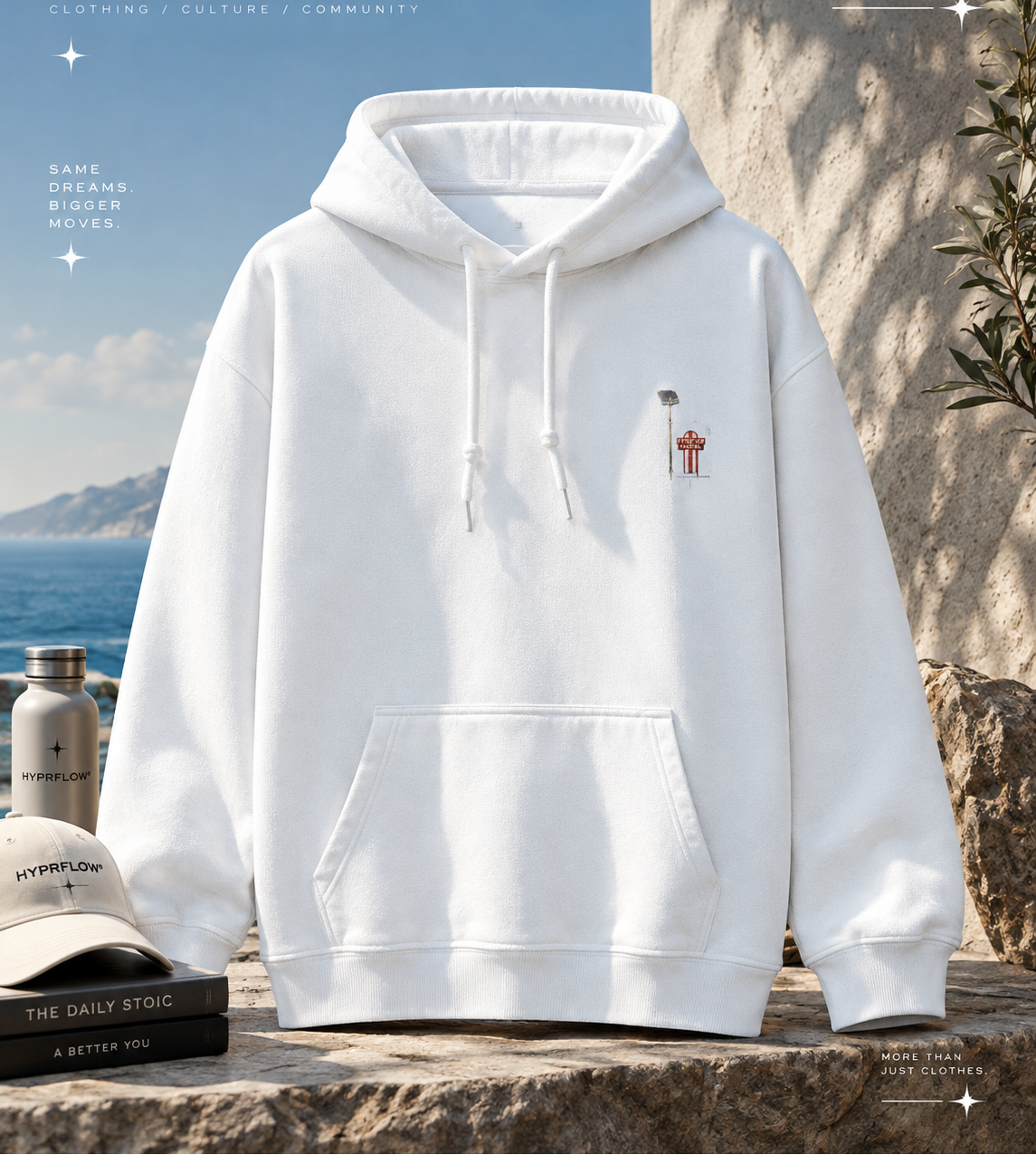 TRUST THE TIMING — Oversized Hoodie.