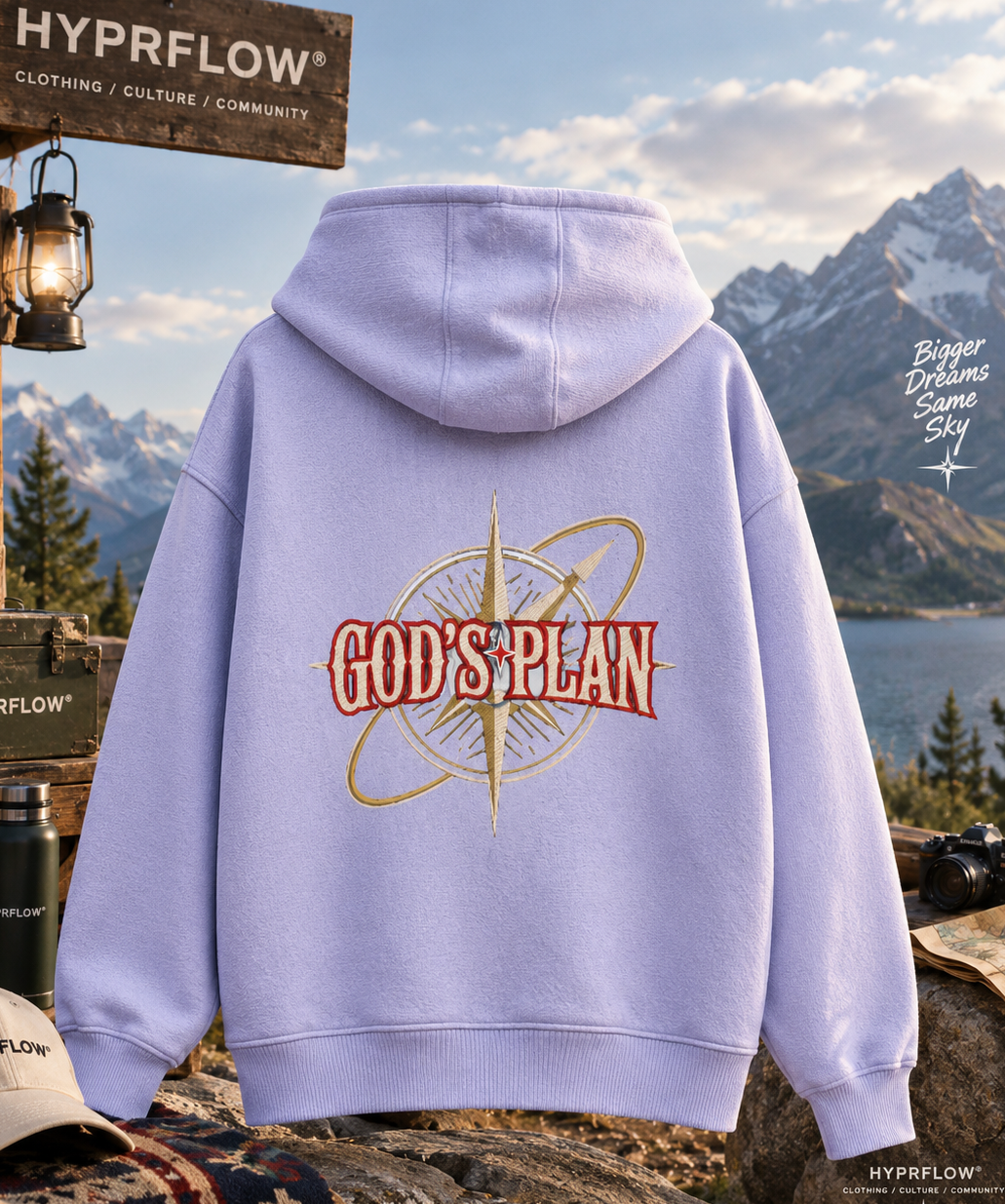 GOD'S PLAN — Unisex Oversized Hoodie.