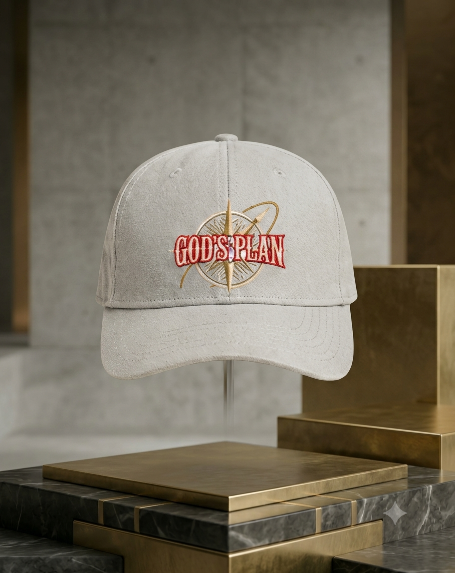 GOD'S PLAN — Baseball Ottoman Cap.