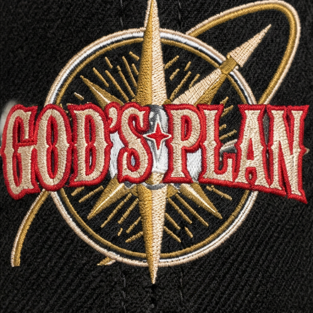 GOD'S PLAN — Baseball Ottoman Cap.