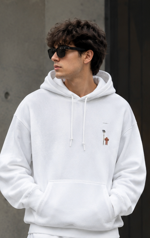 TRUST THE TIMING — Oversized Hoodie.