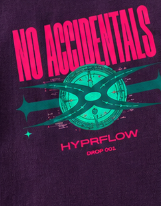 NO ACCIDENTALS —  Unisex Oversized Tee.