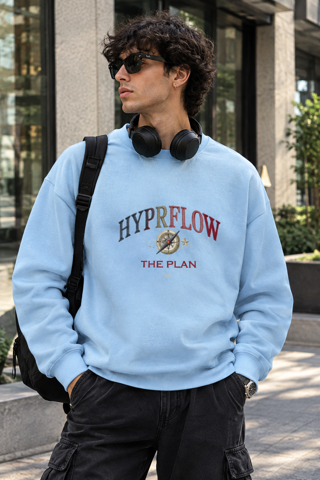 TRUST THE TIMING — Unisex Sweatshirt.